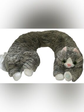 PLUSH CAT NECK MASSAGER VIBRATING NECK PILLOW